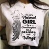 I'm not a normal girl I'm a granddaughter to a grandpa with wings - Grandpa and granddaughter