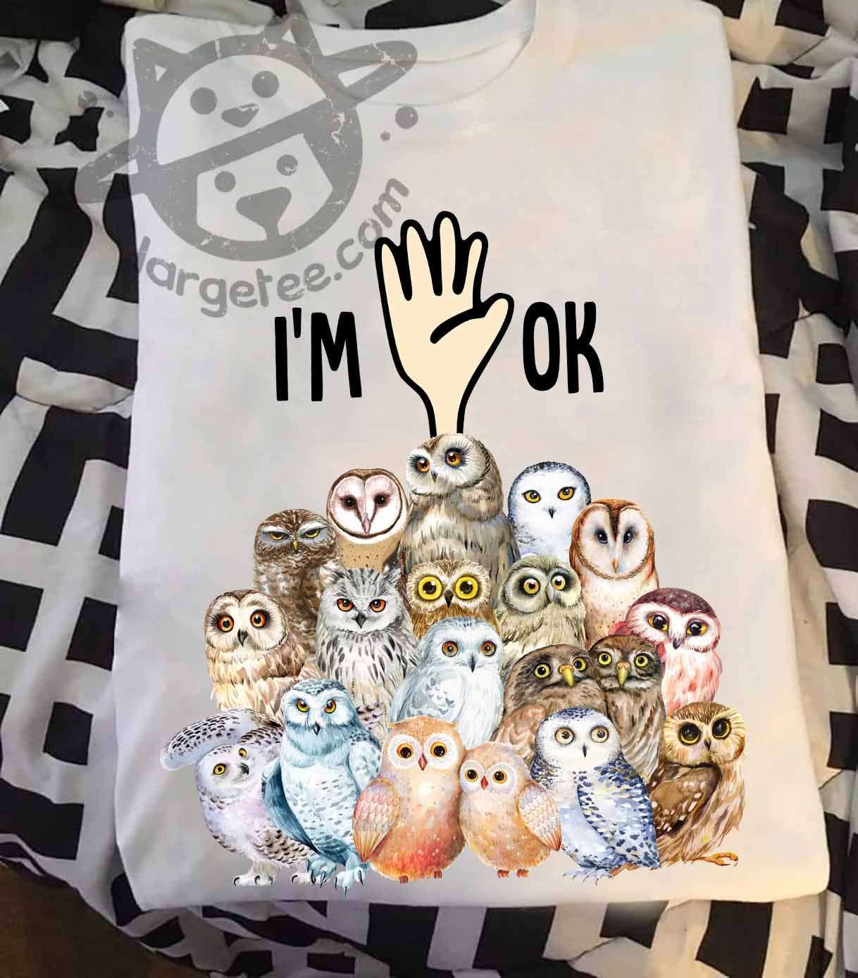 I'm ok - Bunch of owls, owl the gorgeous animal
