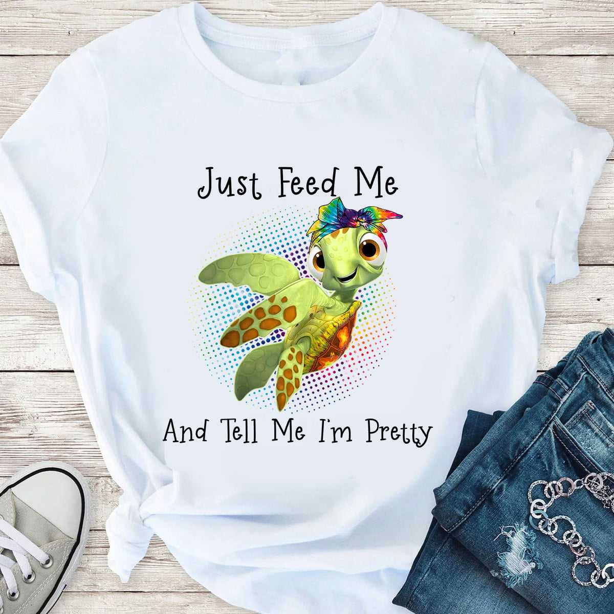 Just feed me and tell me I'm pretty - Gorgeous turtle