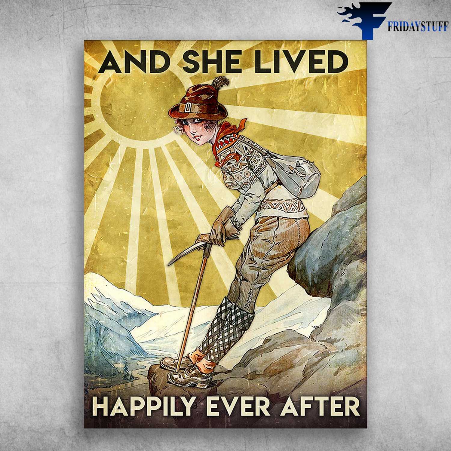 Mountain Climbing, Climbing Girl - And She Lived, Happy Ever After