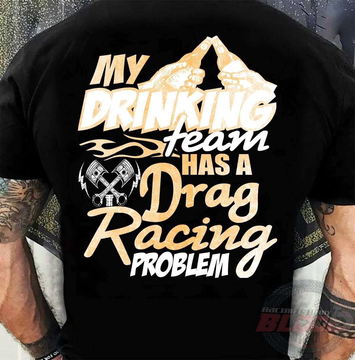 My drinking team has a drag racing problem - Drag racing team, racing and drinking