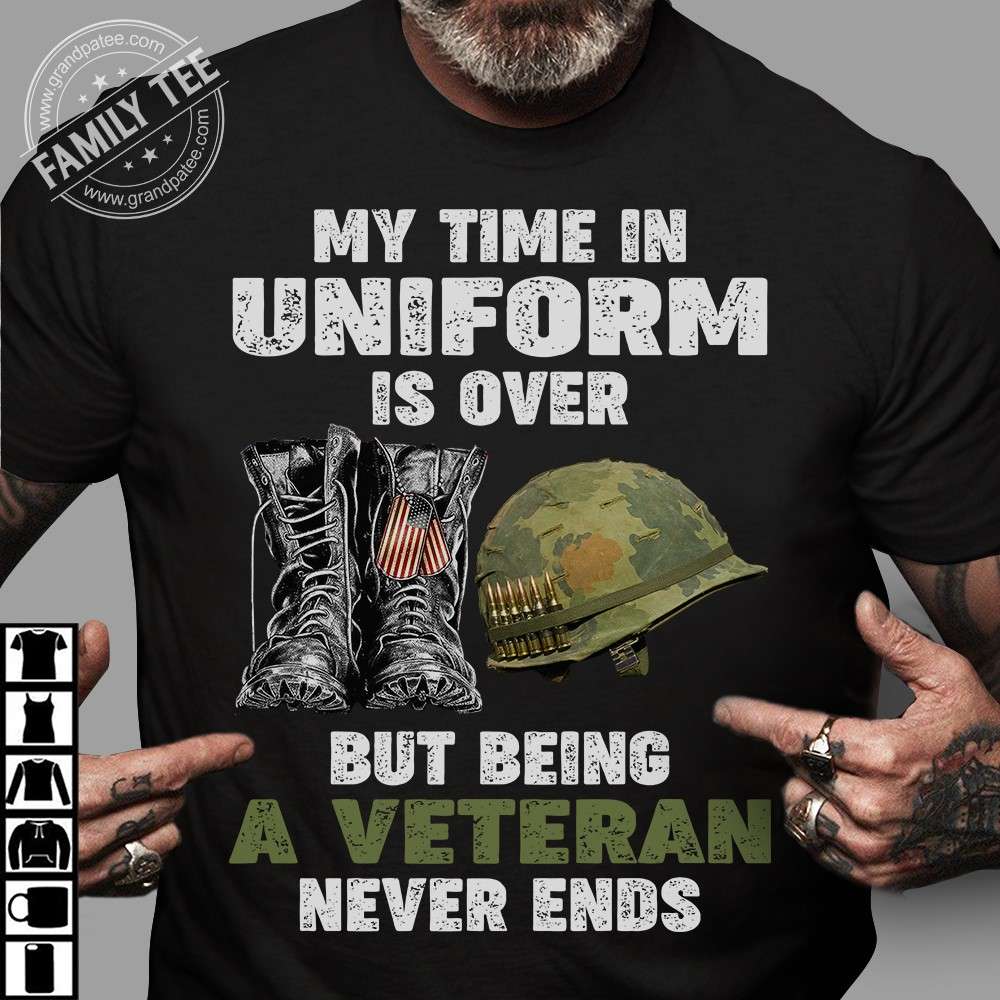 My time in uniform is over but being a veteran never ends - US soldiers