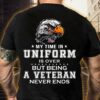 My time in uniform is over but being a veteran never ends - US veterans, eagle symbol of America