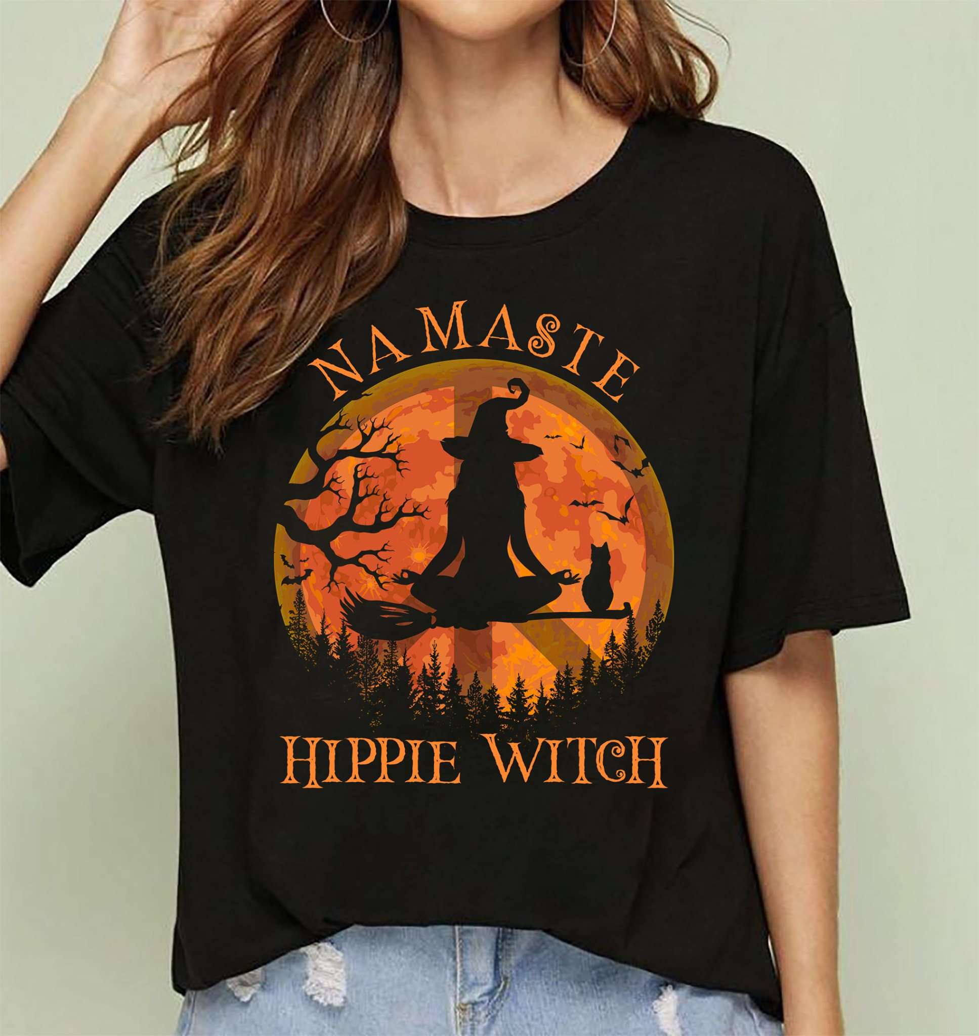 Namaste Hippie Witch - Hippie free lifestyle, Halloween witch costume