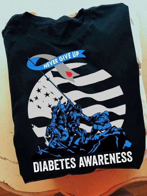 Never give up - Diabetes awareness, American veterans
