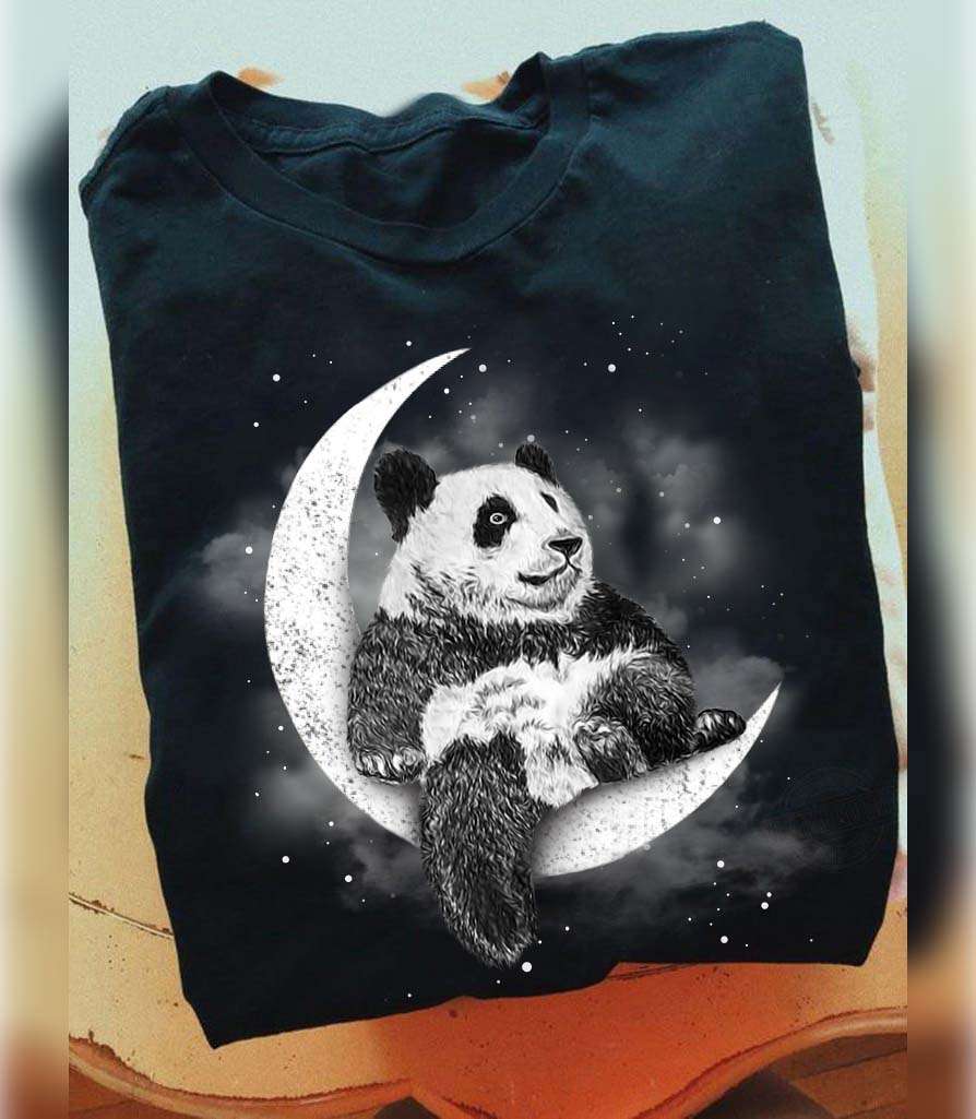 Panda on the Moon - Mid autumn occasion, panda the gorgeous animal