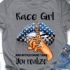 Race girl - Girl loves racing, knows more than she says and notices more than you realize