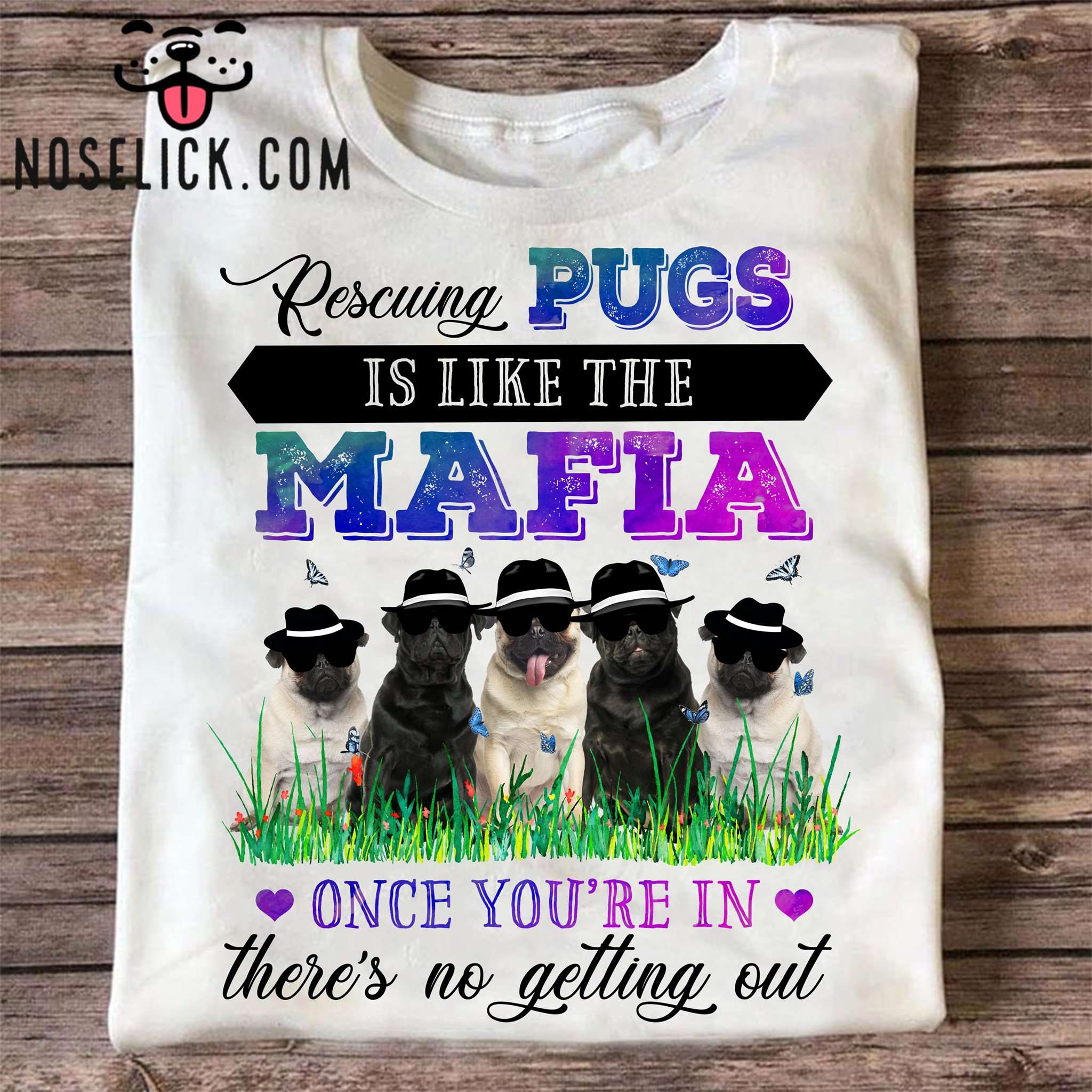 Rescuing pugs is like the mafia, once you're in there's no getting out - Pug dog mafia