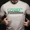 Safe from being poisoned - Vaccinated people, vaccine syringe