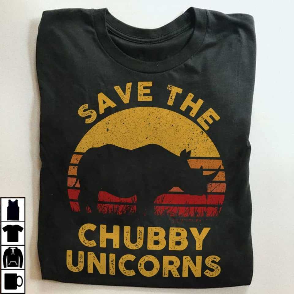 Save the chubby unicorns - Rhinoceros the giant animal, Rhinoceros chubby unicorn