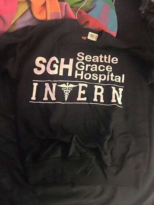 Seattle grace hopital - SGH Intern, working at hospital Shirt, Hoodie ...