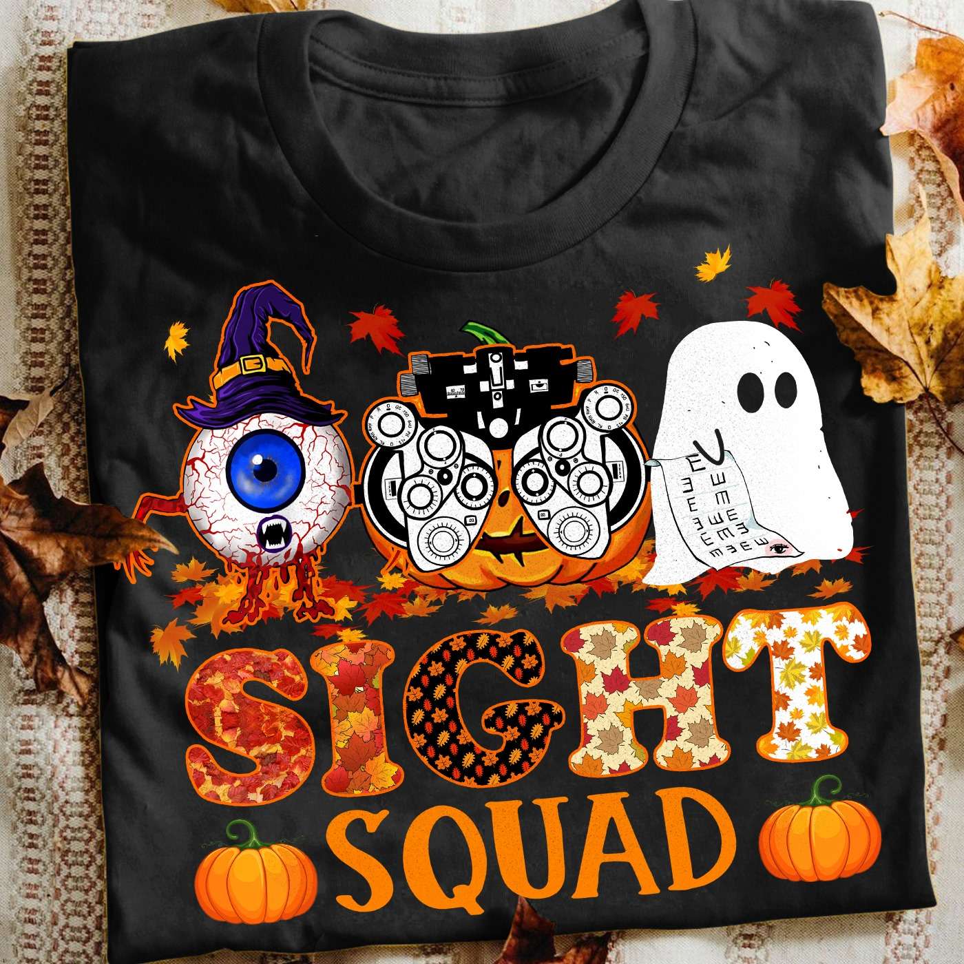 Sight squad - Scary eyeball monster, Halloween costume T-shirt