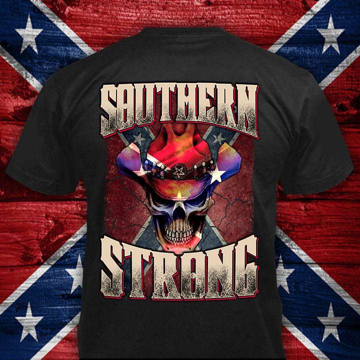 Southern strong - Cowboy evil skull, southern cowboy lifestyle