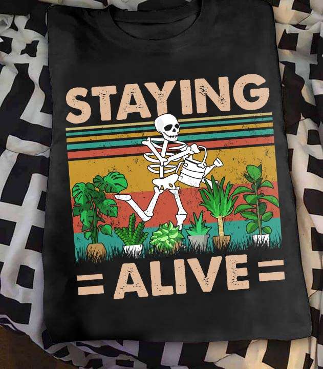 Staying alive - Skull gardening, watering plants