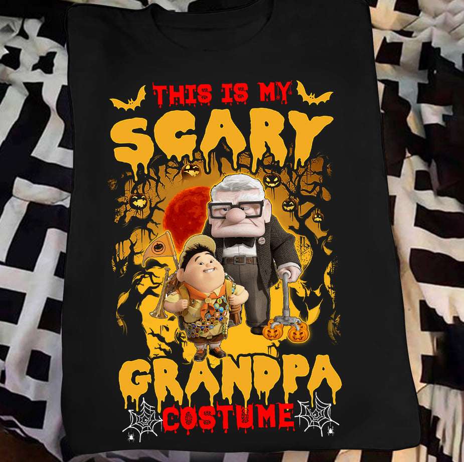 This is my scary grandpa costume - Halloween grandpa costume, Up grandpa movie