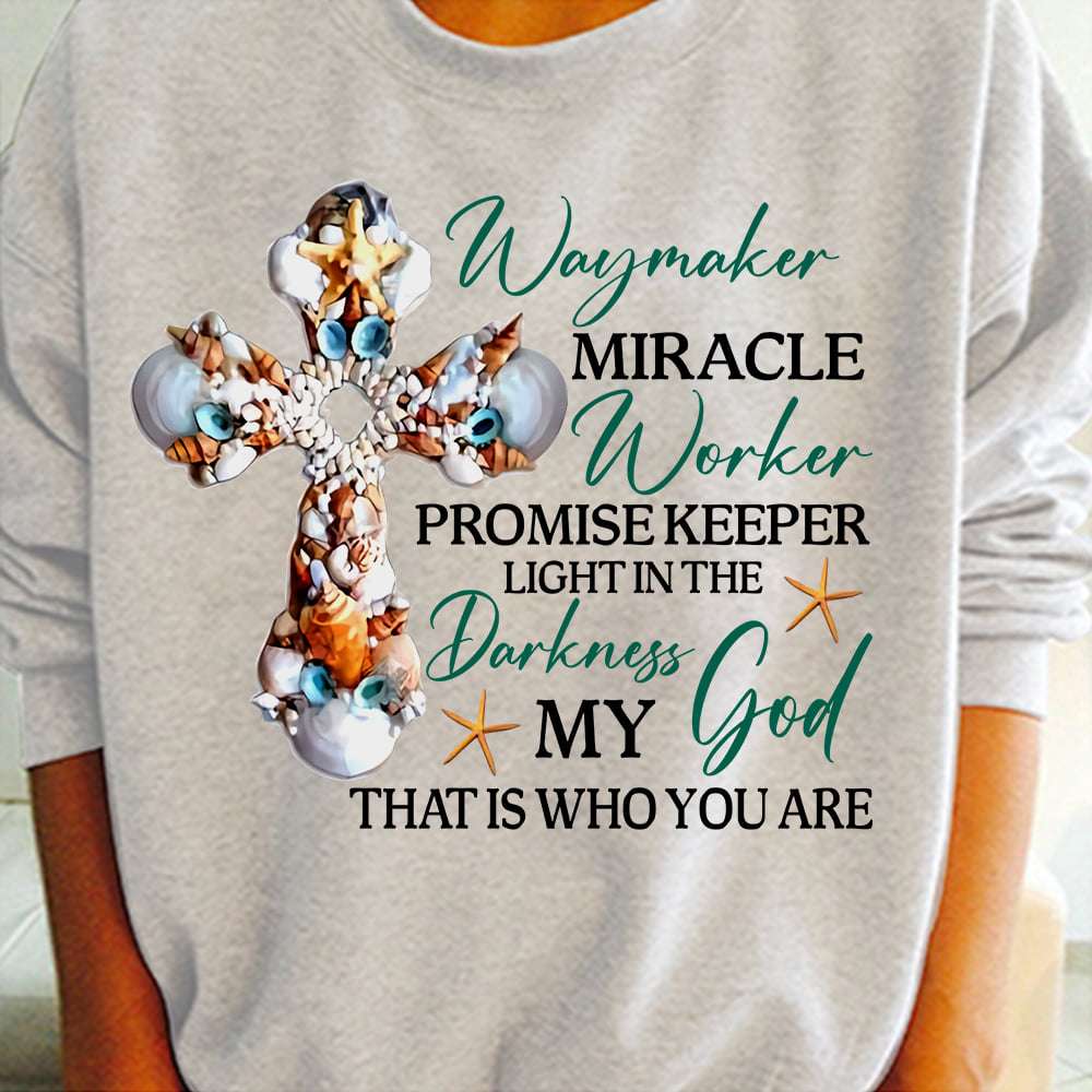 Waymaker miracle worker, promise keeper, light in the darkness, my god that is who you are - God waymaker