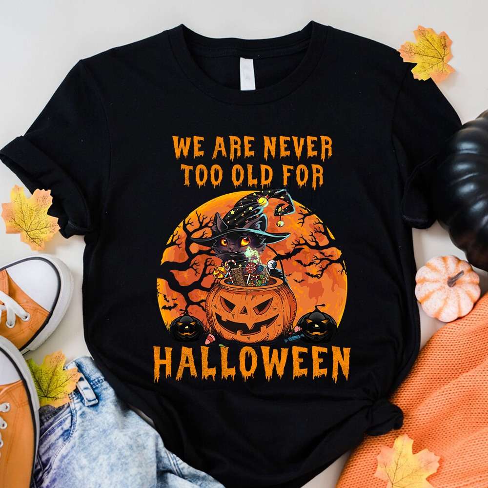We are never too old for Halloween - Halloween candy pumpkin, trick or treat game