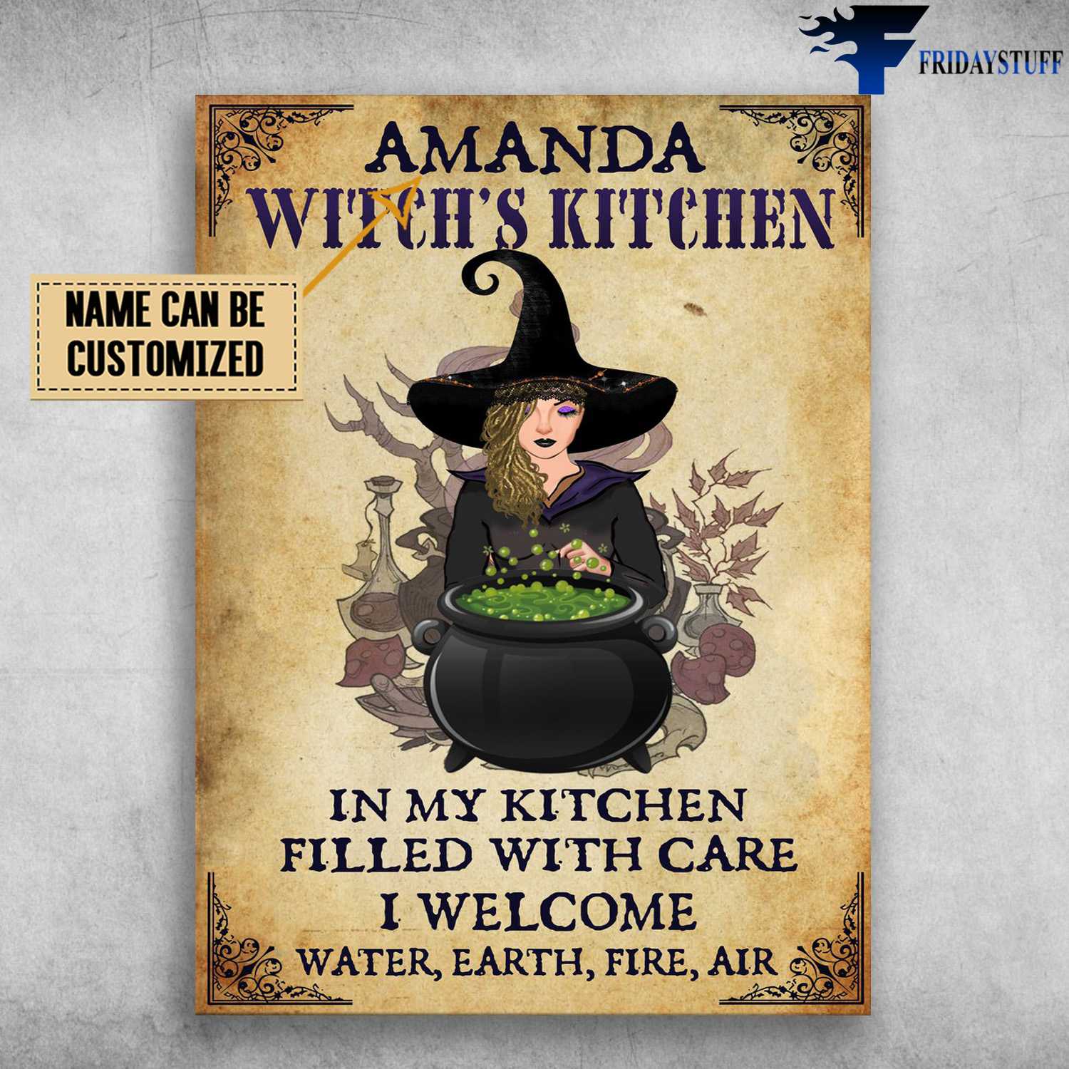 Witch Chicken, In My Chicken, Filled With Care, I Welcome, Water, Earth, Fire, Air