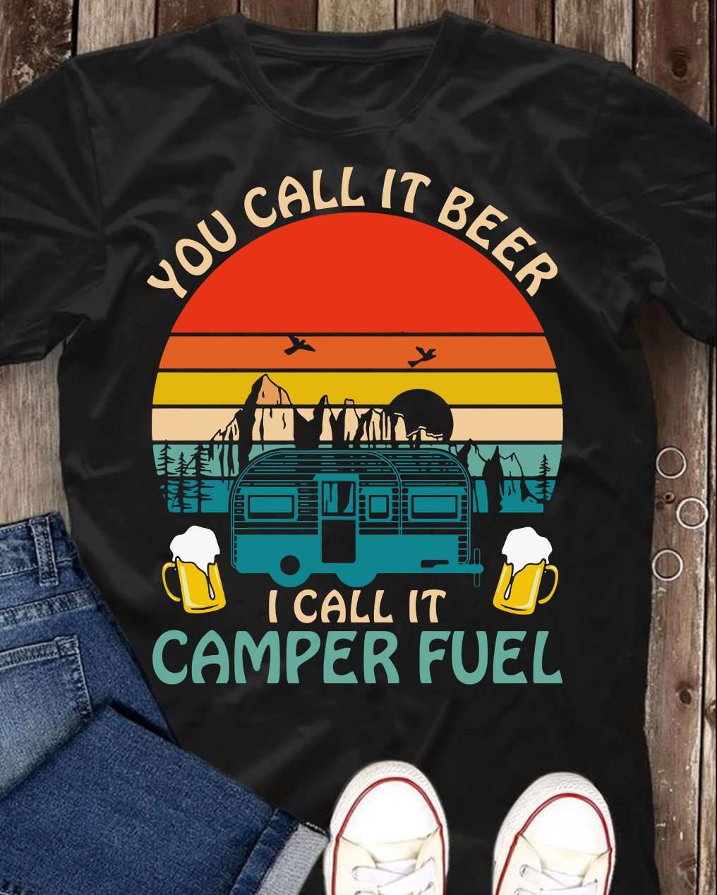 You call it beer I call it camper fuel - Drinking while camping