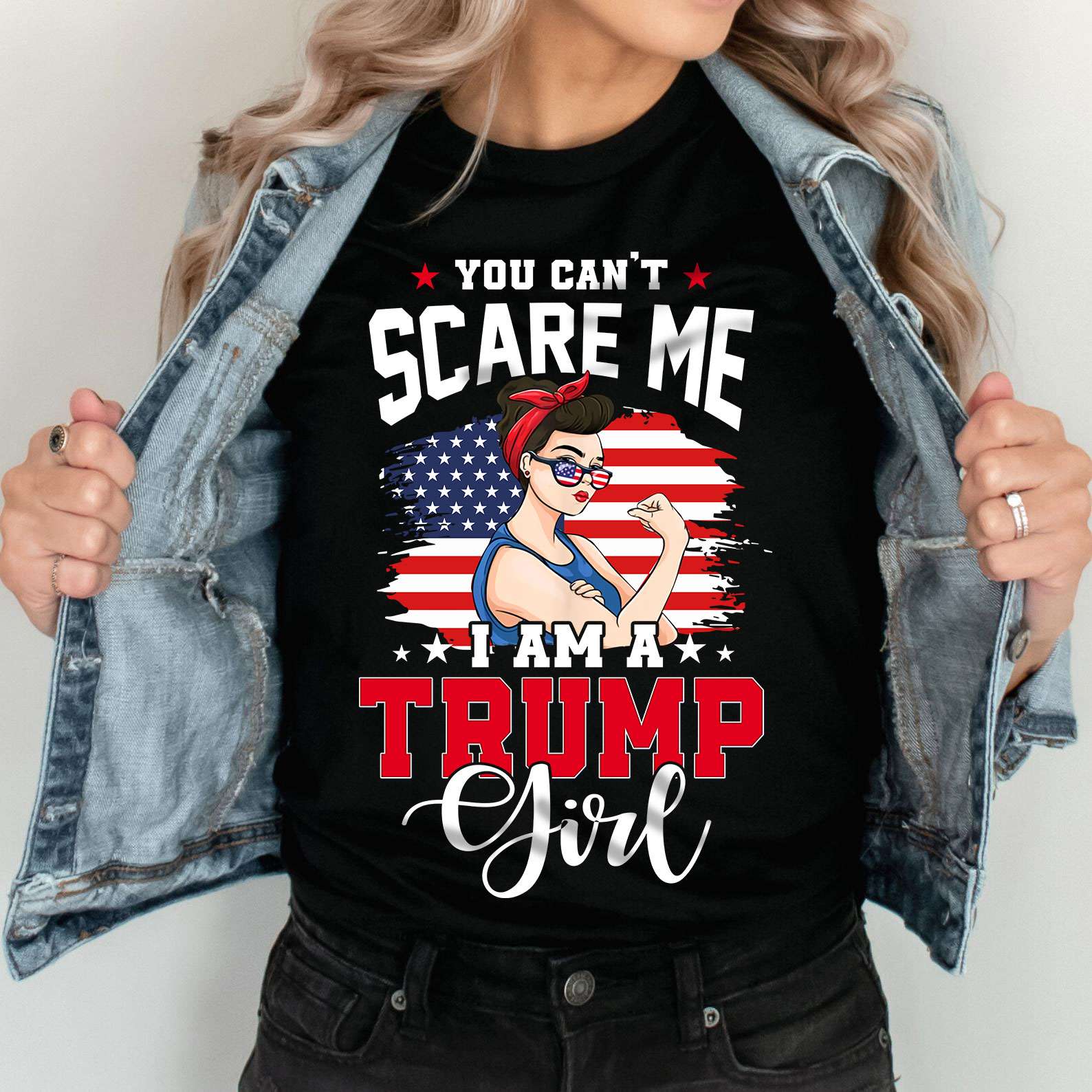 You can't scare me I am a Trump girl - Trump girl supporters