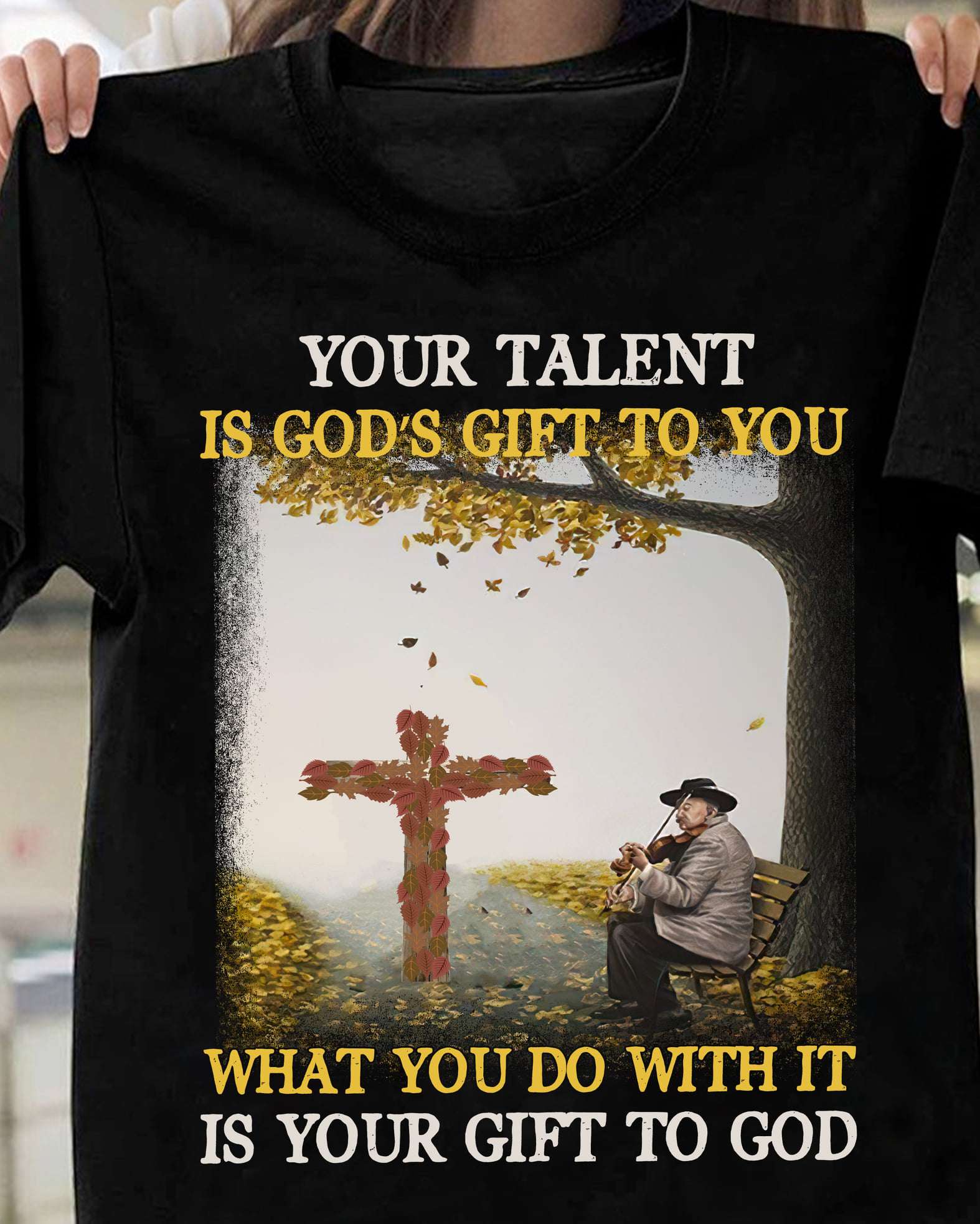 Your talent is god's gift to you, what you do with it is your gift to god - Old man violist, gifted viloist