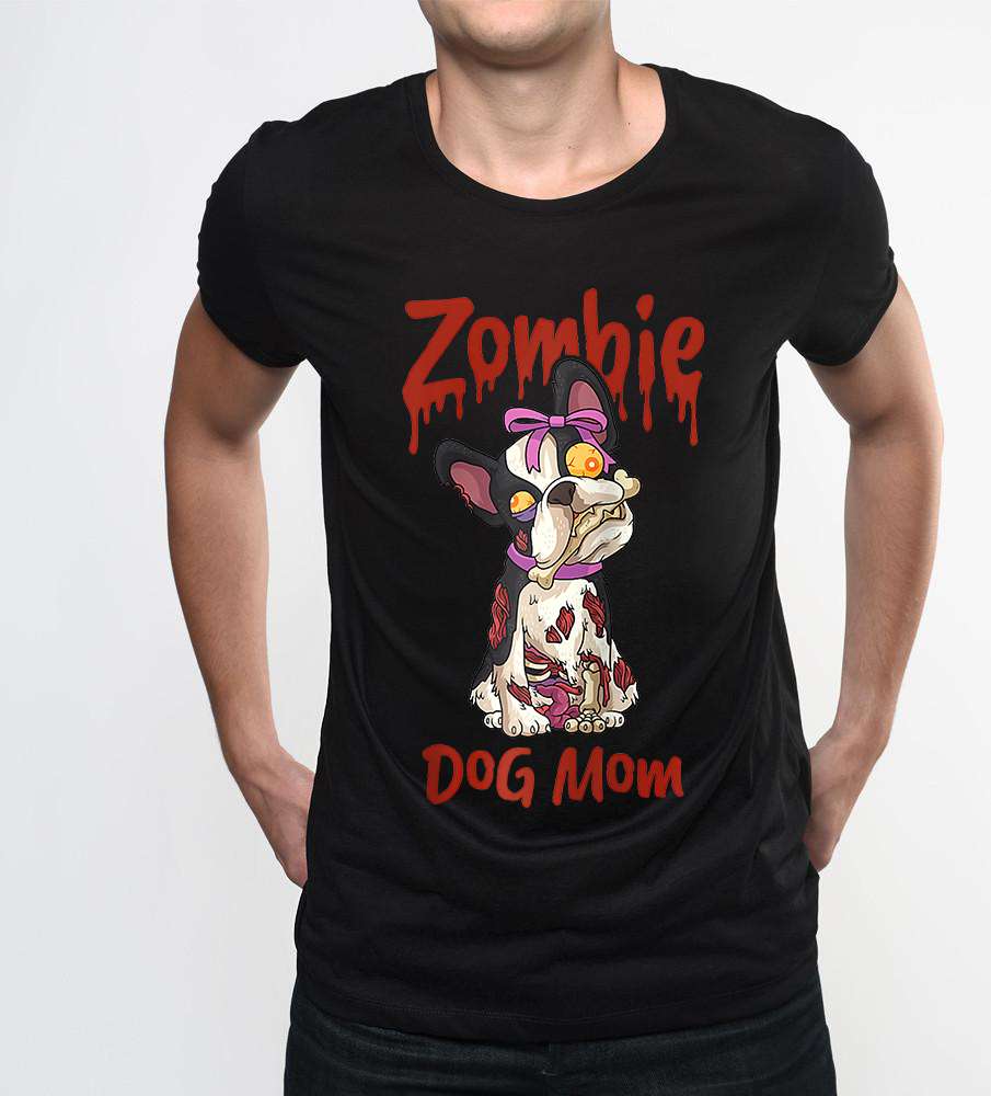 Zombie dog mom - Frenchie dog costume, halloween scary costume