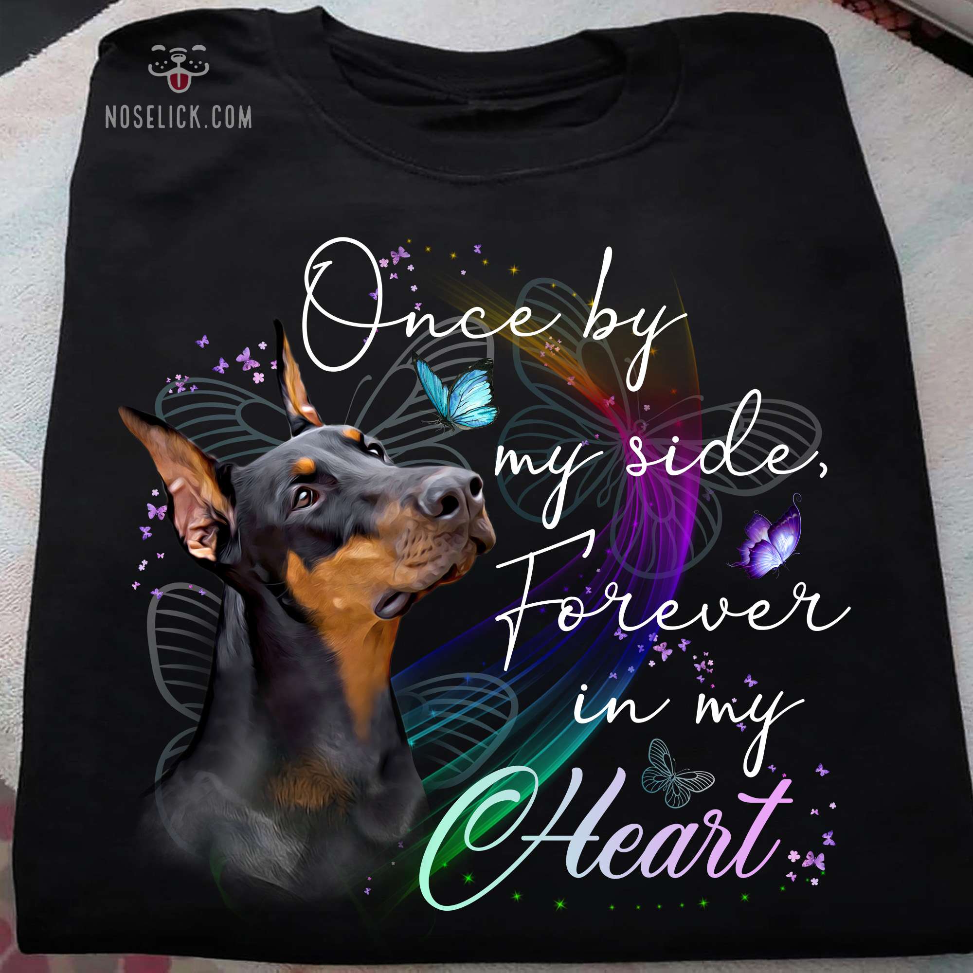 Doberman Dog - Once by my side forever in my heart
