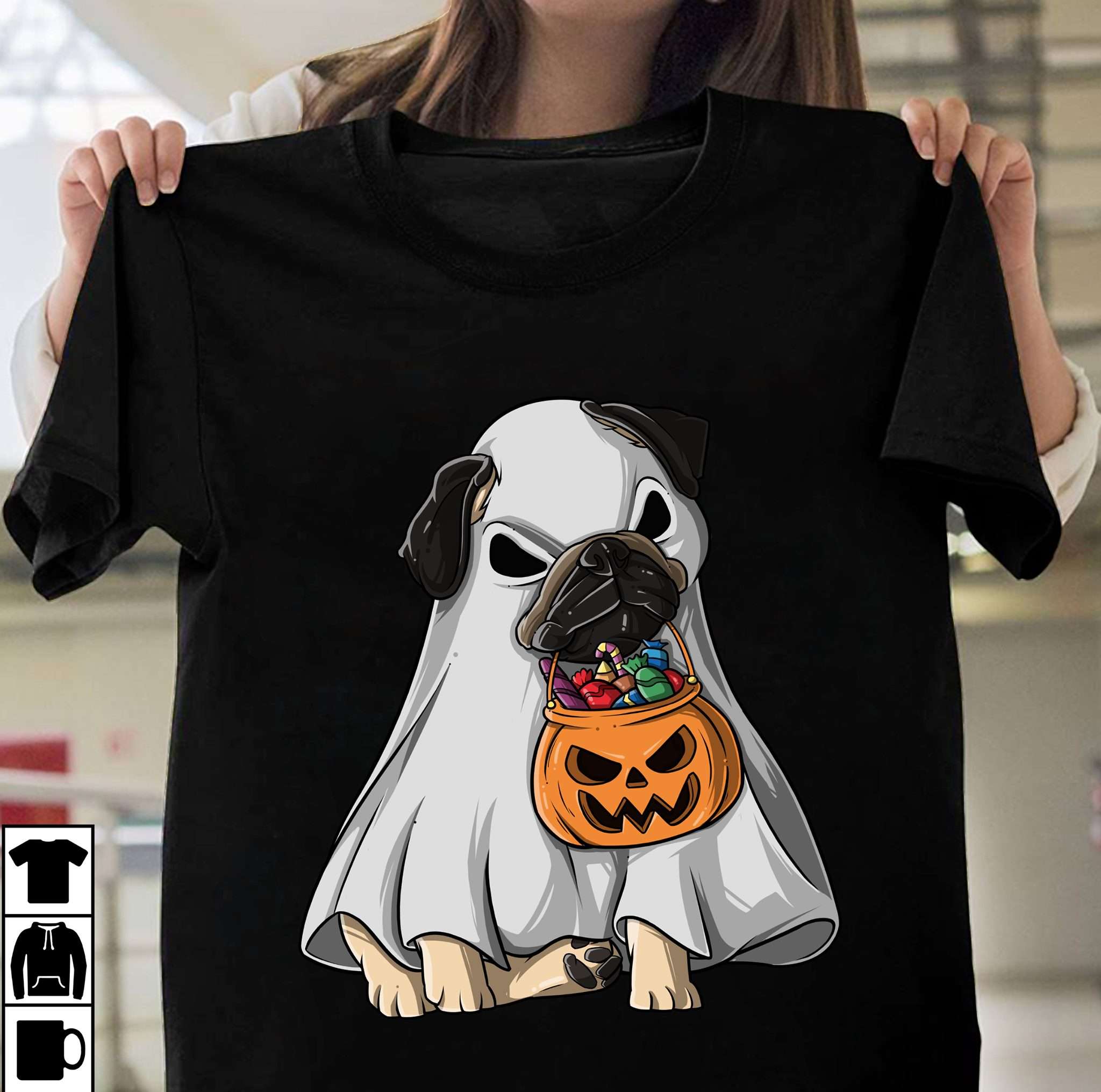 Pug Halloween - Ghost Pug, Trick Or Treat, Halloween Costume