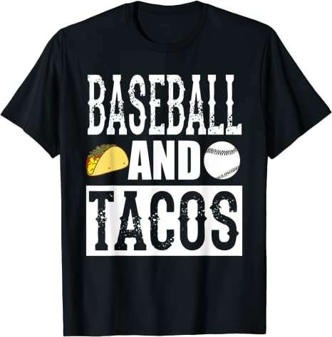 Basball And Tacos - Baseball Sport, Tacos Lover