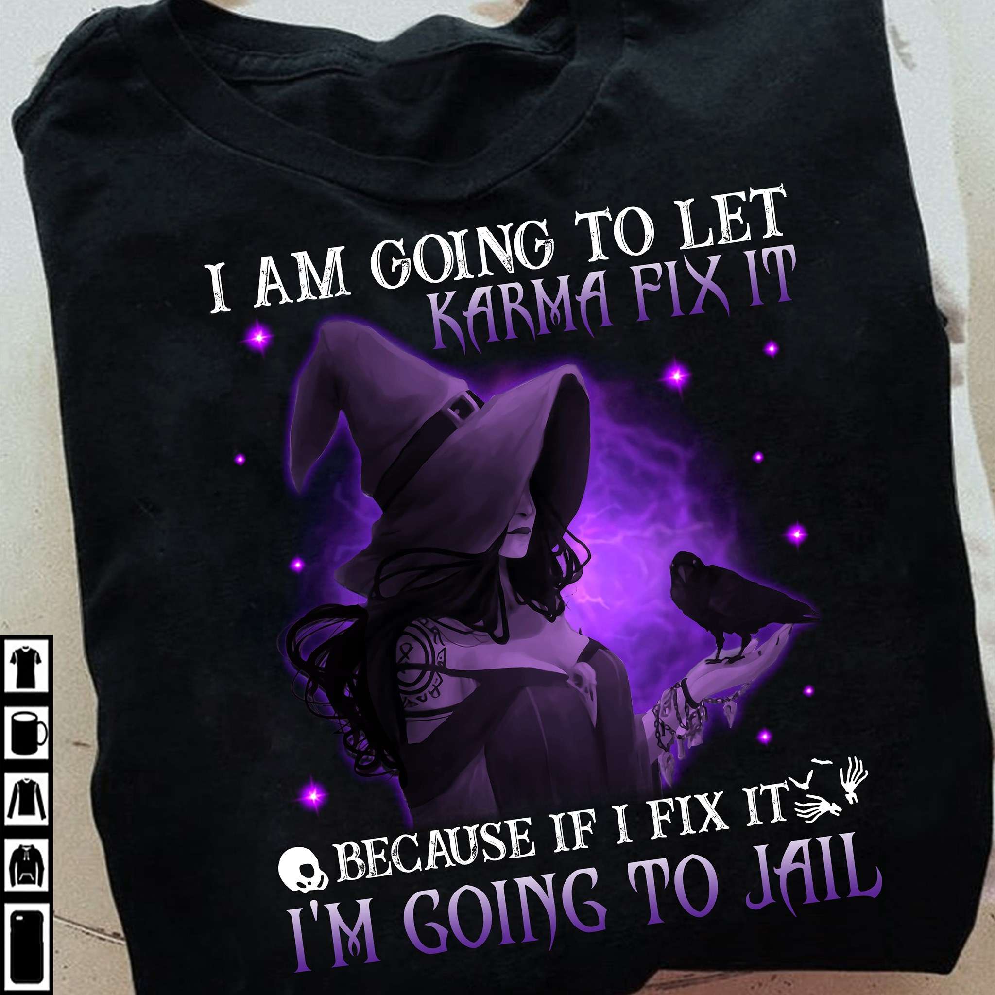 Halloween Beautiful Witch And Ravens - I am going to let karma fix it because if i fix it i'm going to jail