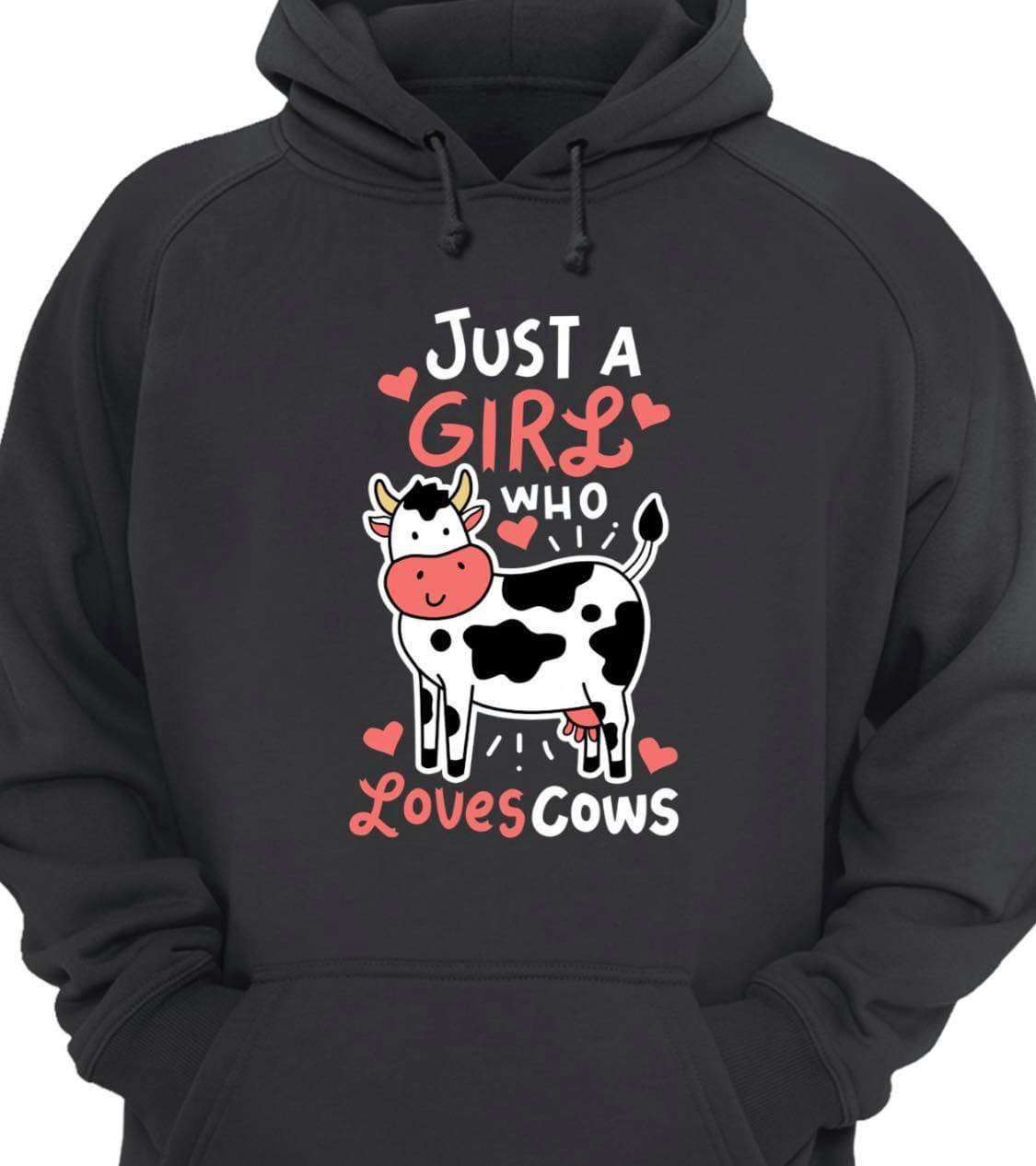 Funny Cow Girl - Just a girl who loves cows