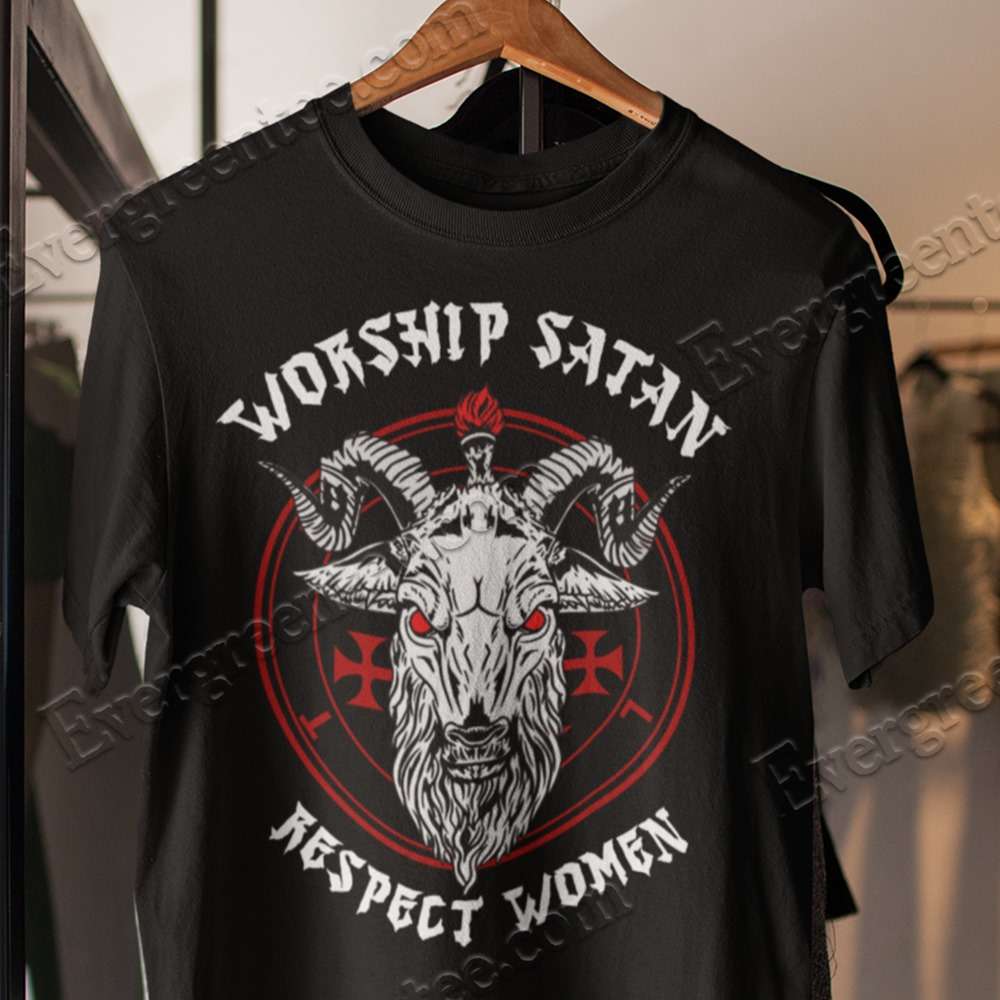 Hell Goat, Evil Goat - Worksship Satan Respect Women