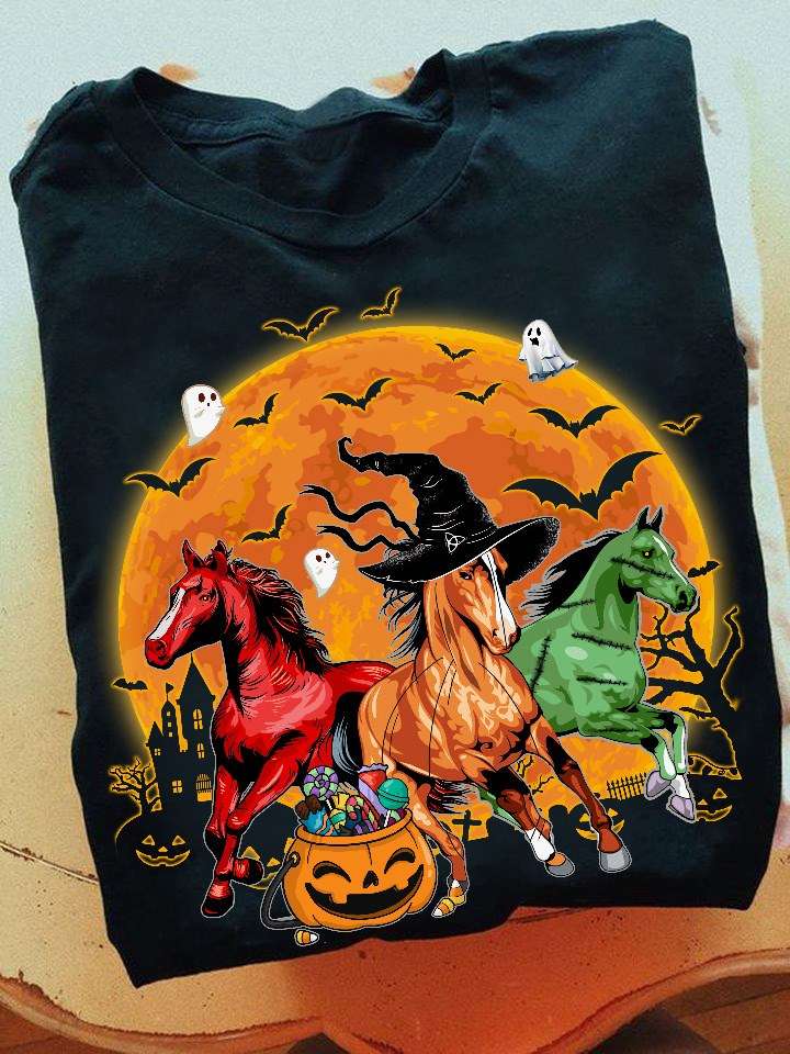 Witch Horse, Devil Horse - Trick Or Treat, Halloween Bat