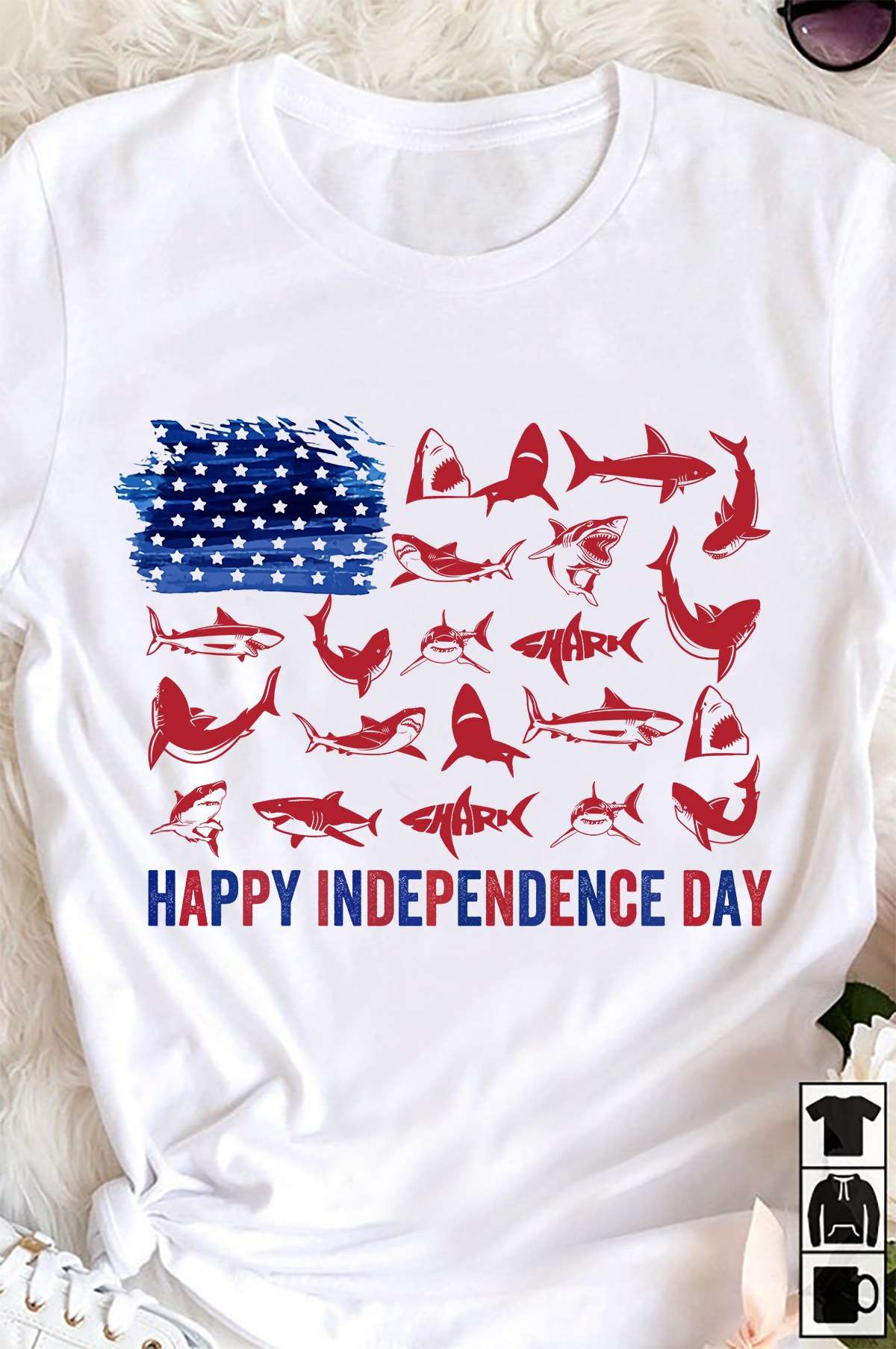 America Shark, Shark Awareness Day July 14 - Happy independence day