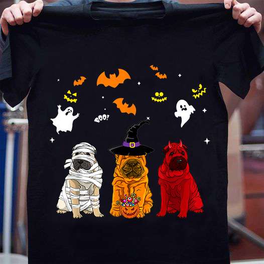 Witch Pug, Devil Pug, Halloween Pug Dog - Halloween Costume