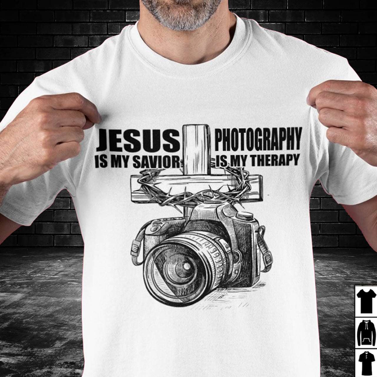 Camera Photography - Jesus is my savior photography is my therapy