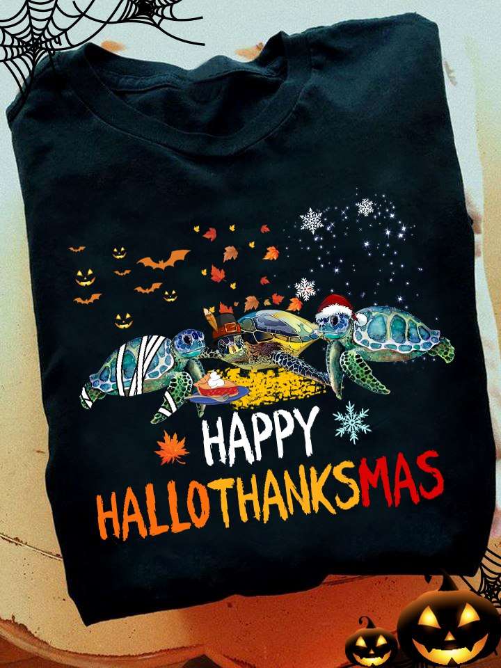 Turtle Ocean, Halloween And Christmas Costume - Happy Hallothanksmas