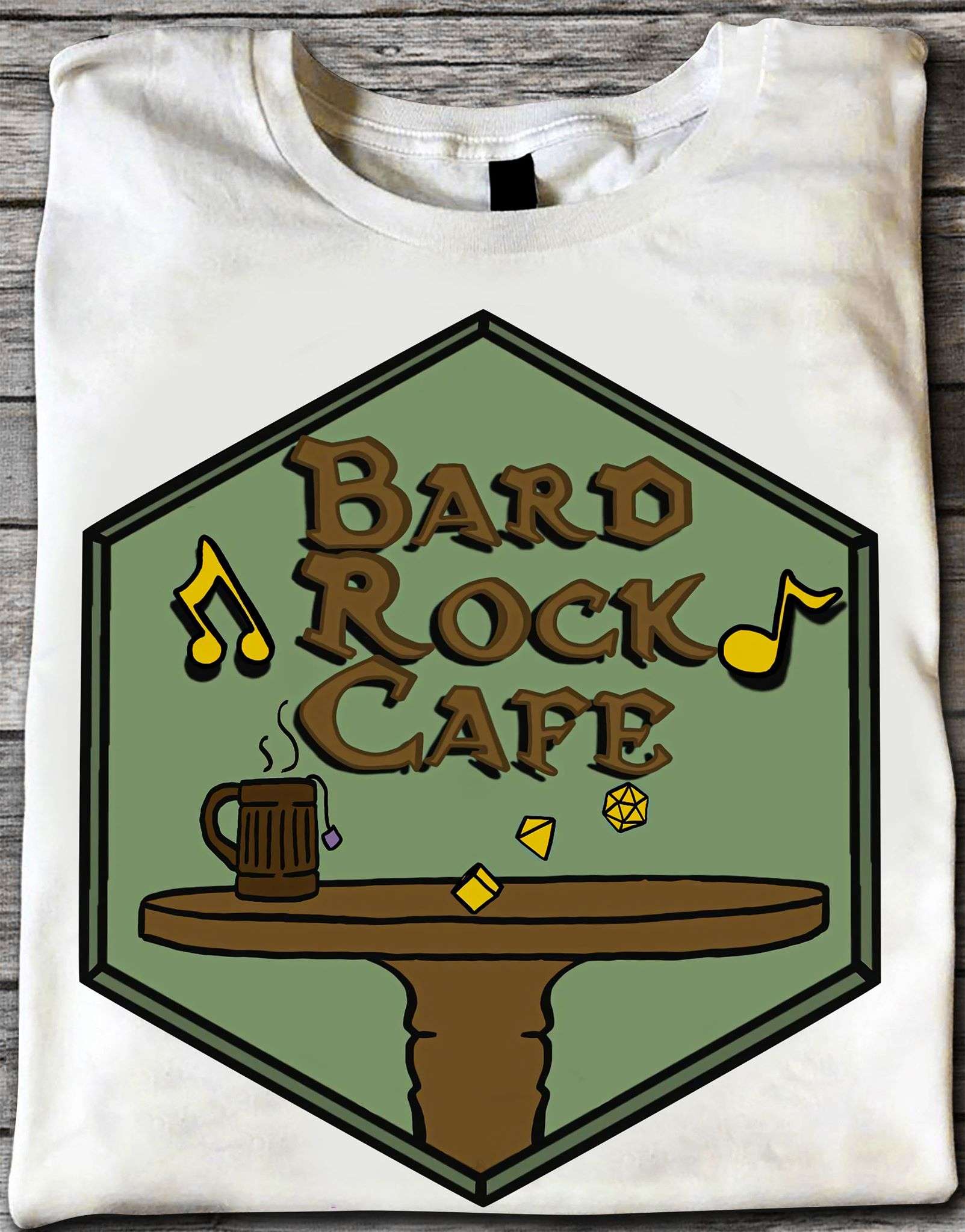D&D Game Coffee Music - bard rcok cafe