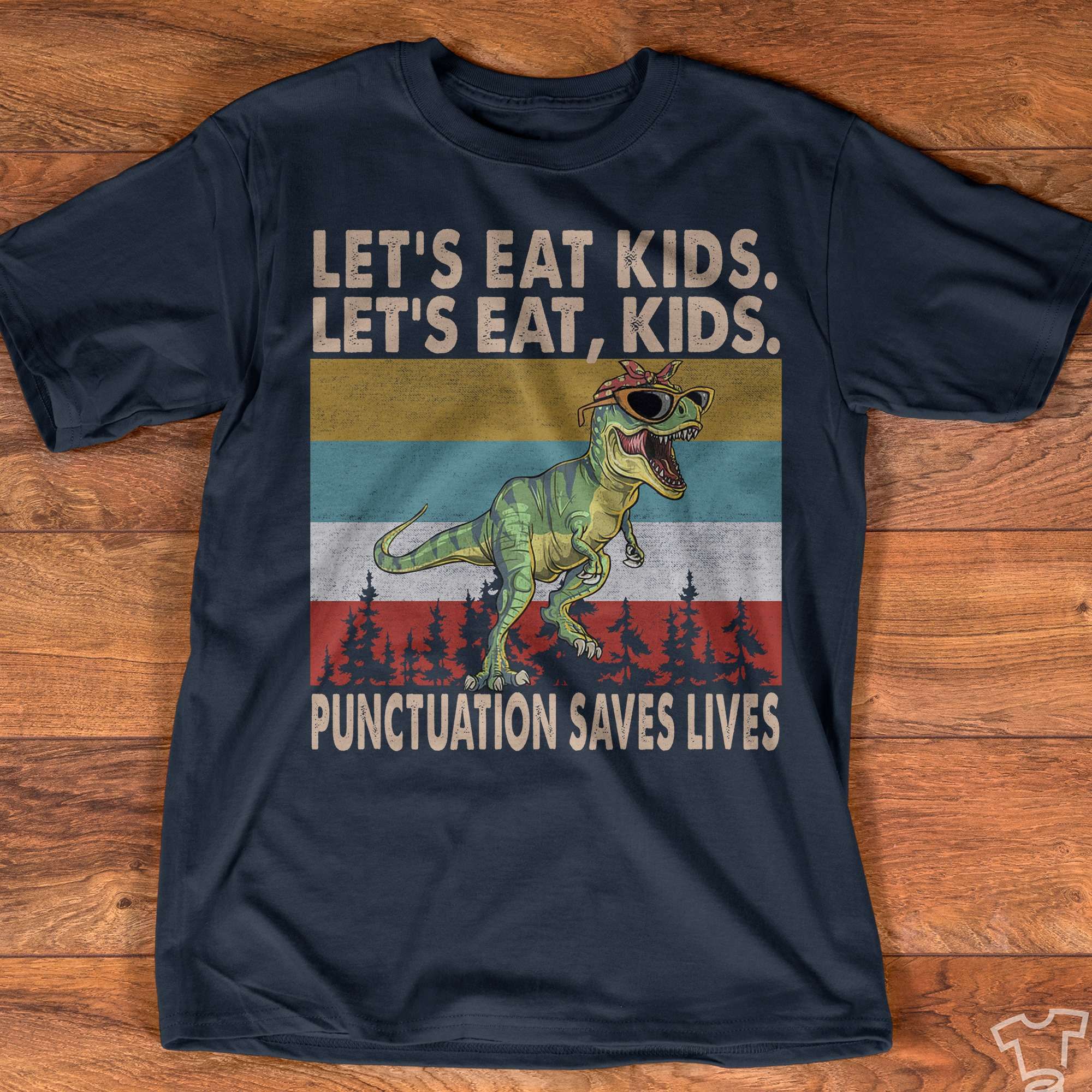 Dinosaurs Halloween - Let's eat kids let's eat kids punctuation saves lives
