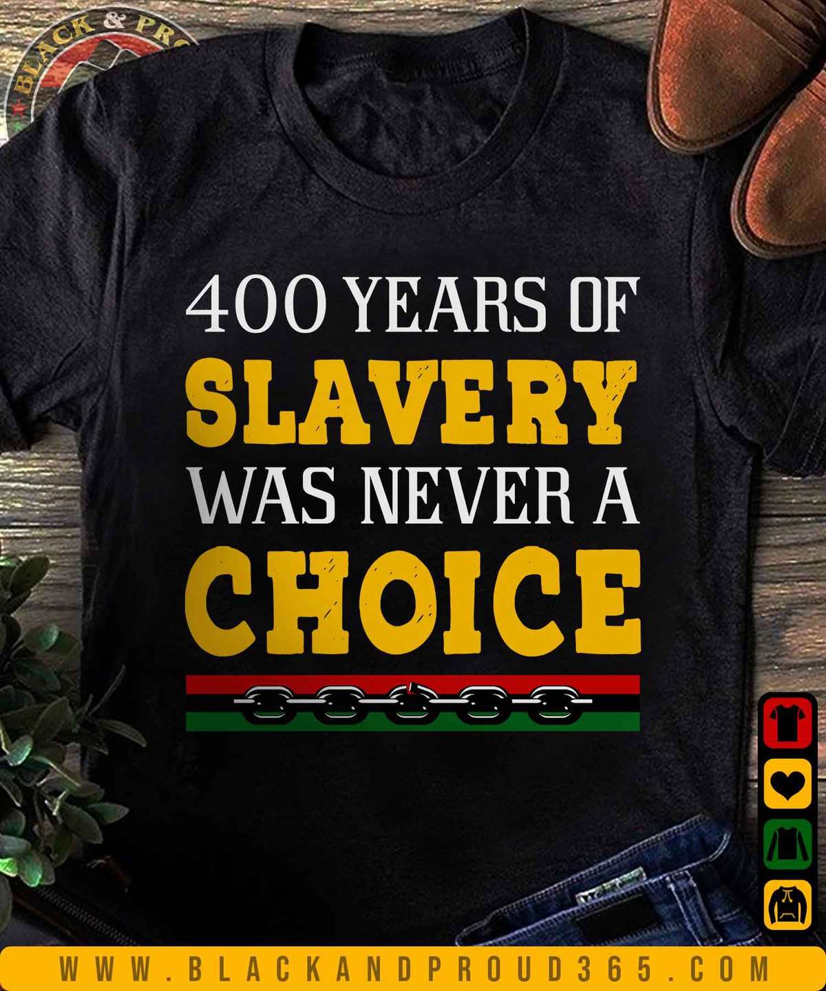 400 years of slavery was never a choice