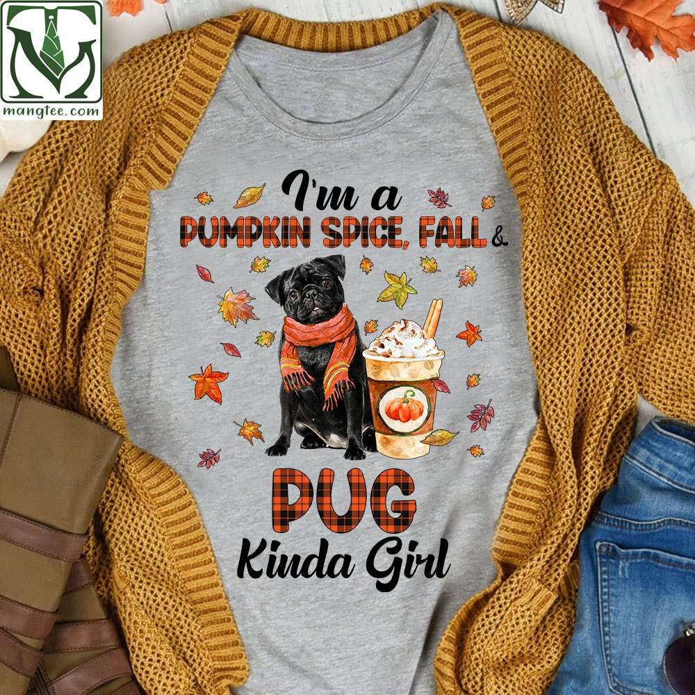 Pug and pumpkin ice cream, Fall season - I'm a pumpkin spice fall pug kinda girl