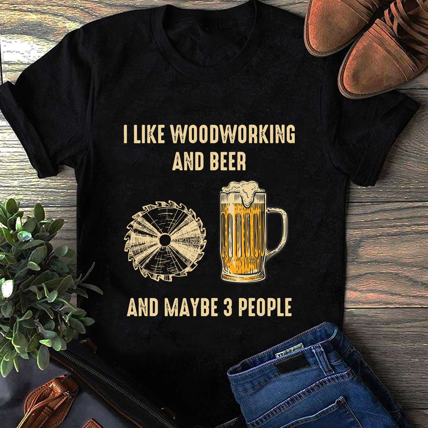 Woodworking Machinery And Beer Glass - I like woodworking and beer and maybe 3 people