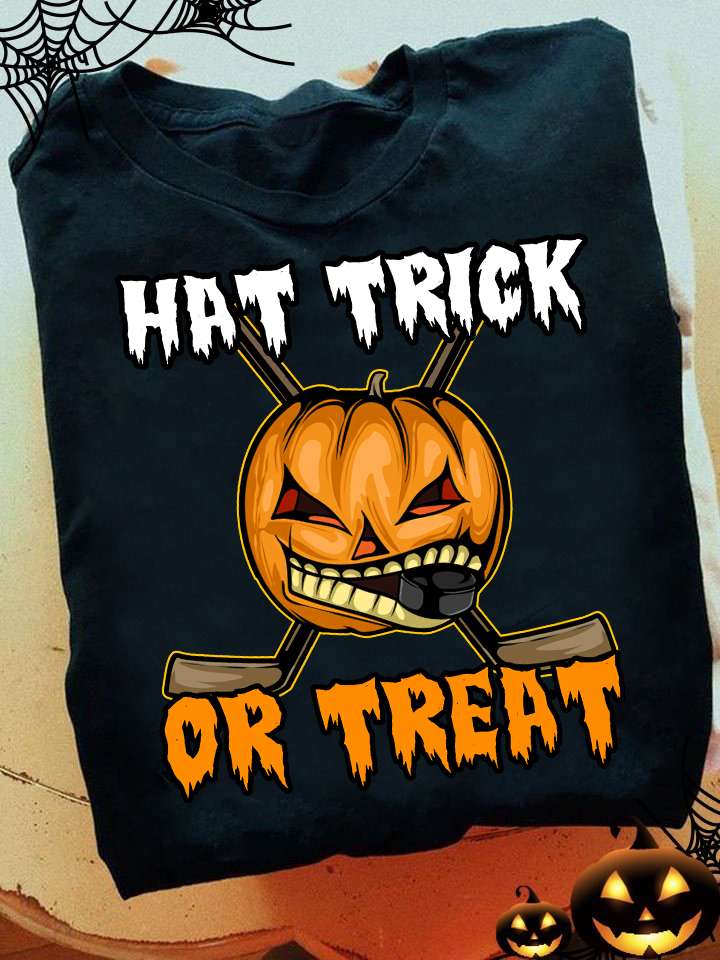 Pumpkin Hockey - Hat trick or treat