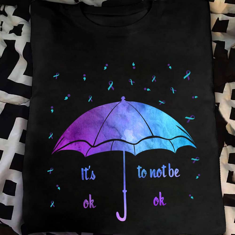 Suicide Rain, Umbrella Suicide Prevention - It's ok to not be ok