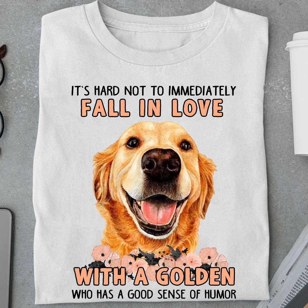 Golden Retriever Dog - It's hard not to immediately fall in love with a golden who has a good sense of humor