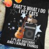 Guitar Cat - That's what i do i pet cats i play guitars and i know things