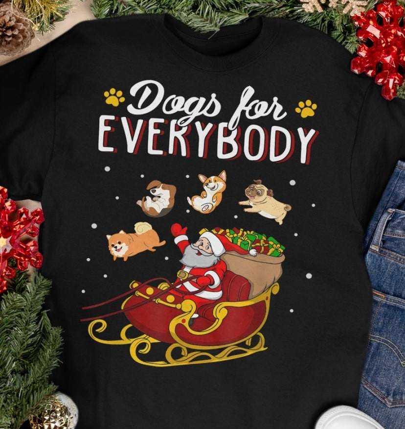 Santa Claus And Dogs, Christmas Gift - Dogs for everybody