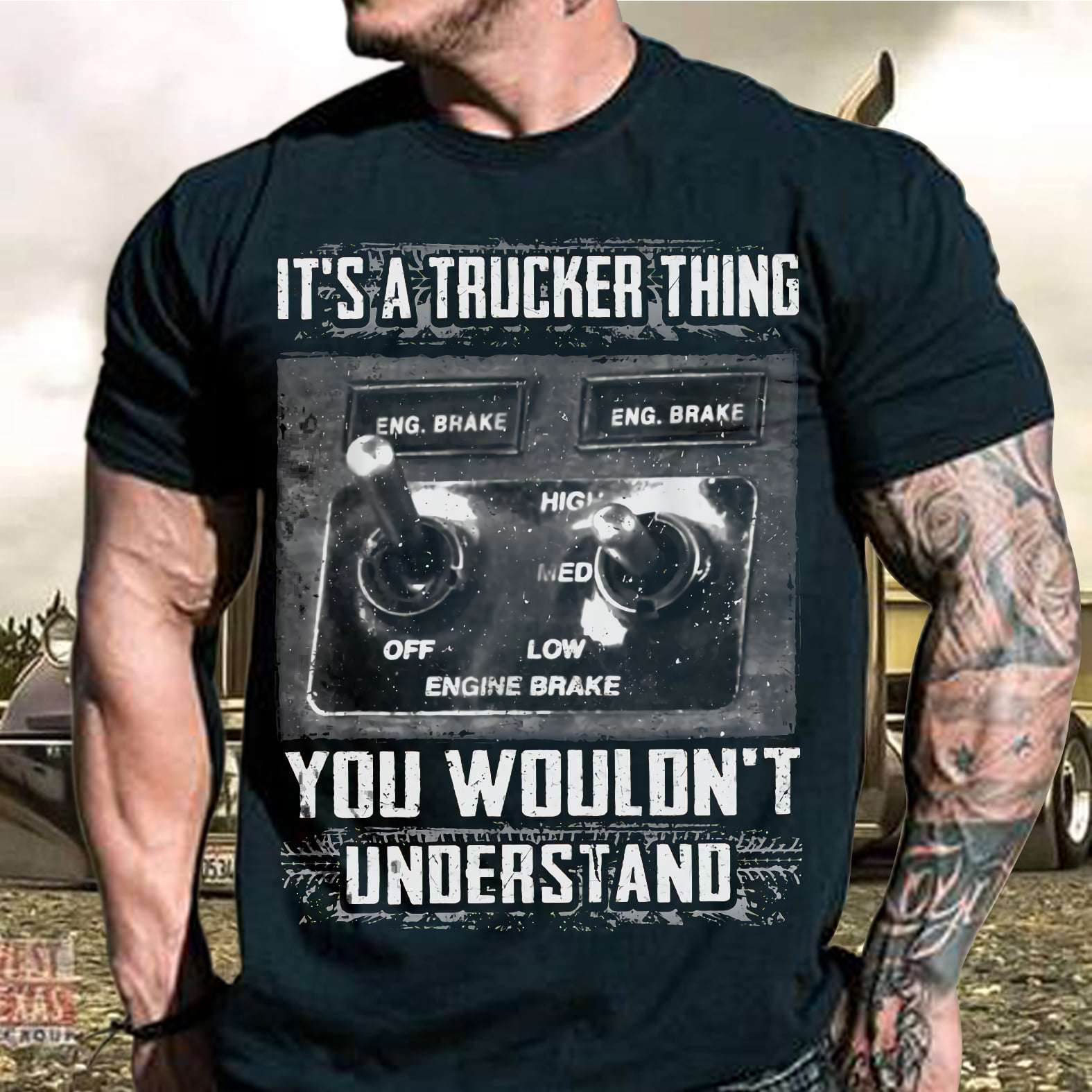 Truck Control Button - It's a trucker thing you wouldn't understand