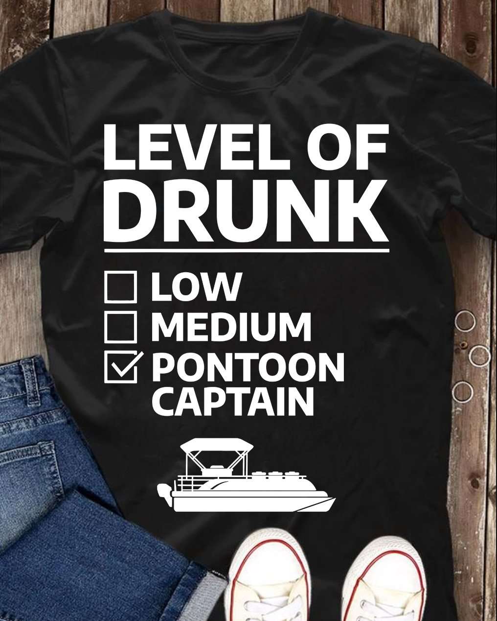 Level of drunk - Low Medium Pontoon Captain