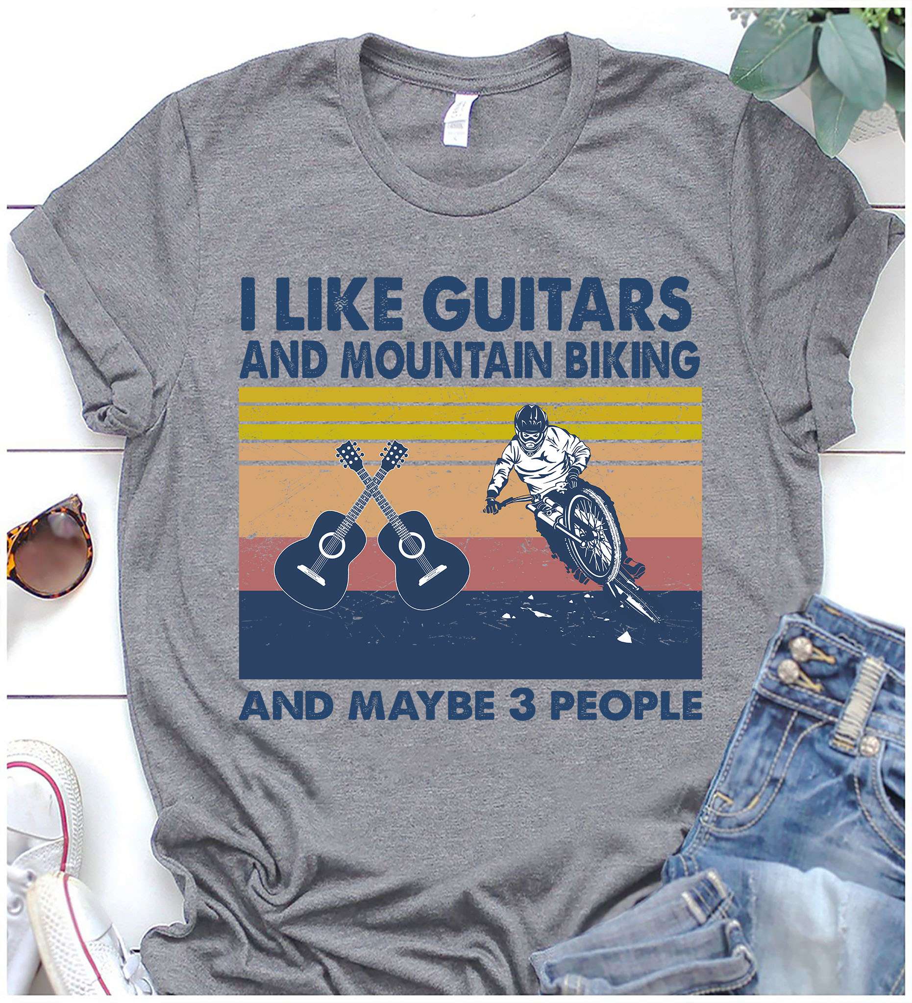 Mountain Biking And Guitar - I like guitars and mountain biking and maybe 3 people
